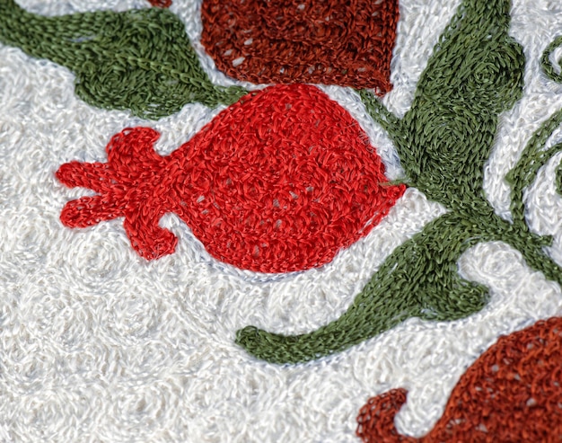 detal haftu na tkaninie